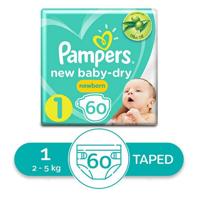 Pampers j 1 newborn 60 p olive