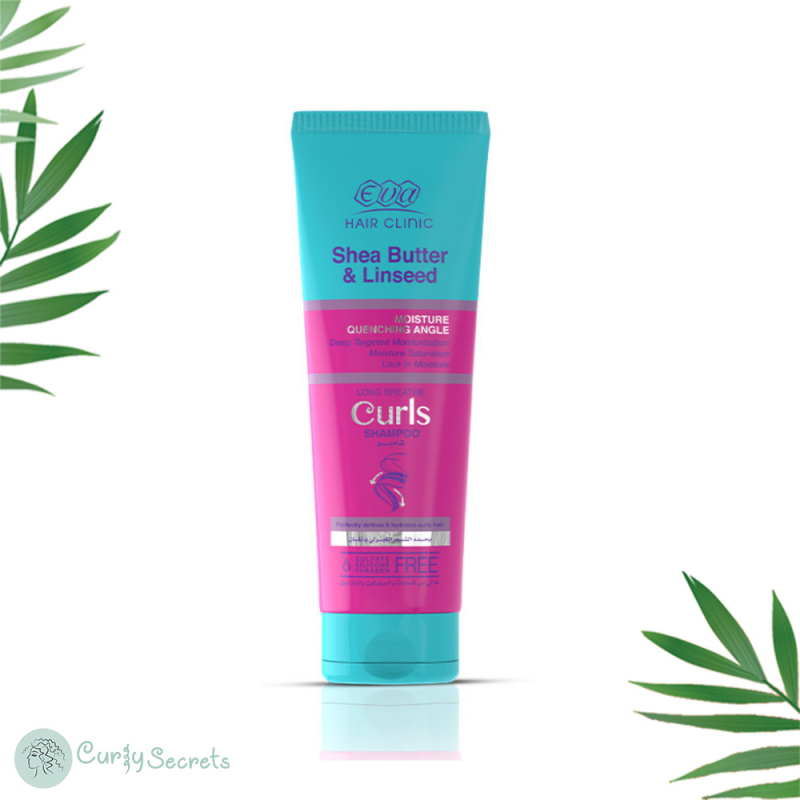 ايفا هير كلينك شامبو زبده شيا وبذور كتان 230 مل