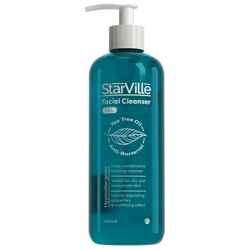 ستارفيل غسول للبشره الدهنيه المعرضه للحبوب 400 مل